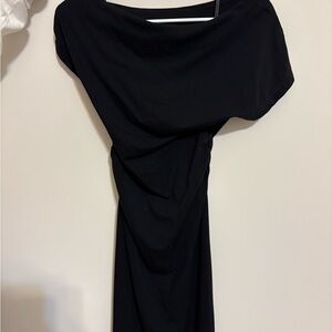 Loft Boat Neck Black Women’s Dress